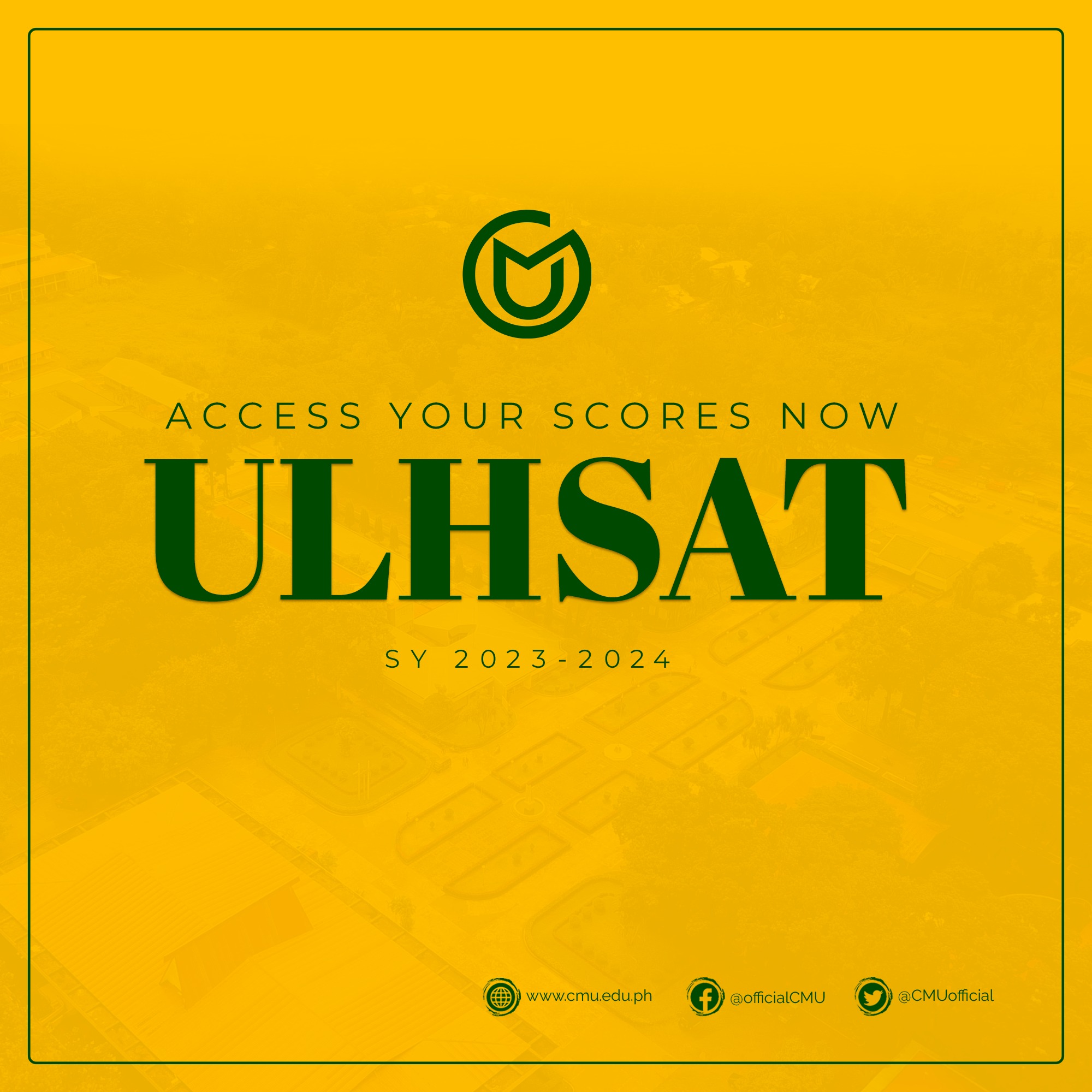 ULHSAT Score for SY 20232024 Central Mindanao University